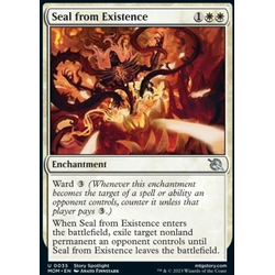 Magic löskort: March of the Machine: Seal from Existence