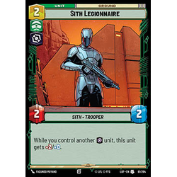 Star Wars: Unlimited Löskort: Legends of the Force: Sith Legionnaire
