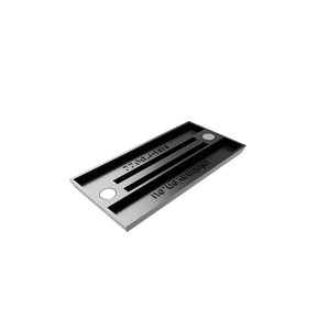 Safe & Sound: 30x60mm Rectangle Bases with Magnet Slot (plastic) (10)