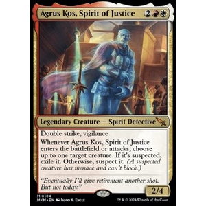 Magic löskort: Murders at Karlov Manor: Agrus Kos, Spirit of Justice