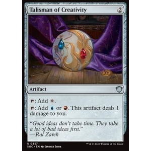 Magic löskort: Commander: Secrets of Strixhaven: Talisman of Creativity