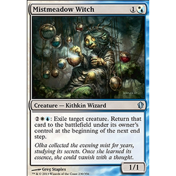 Magic löskort: Commander 2013: Mistmeadow Witch