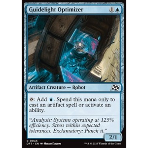 Magic löskort: Magic: Aetherdrift: Guidelight Optimizer (Foil)