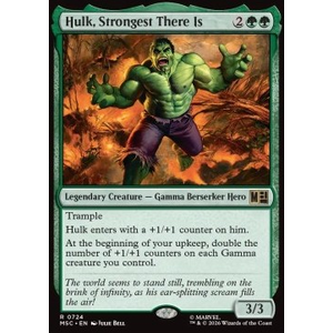 Magic löskort: Commander: Marvel Super Heroes: Hulk, Strongest There Is