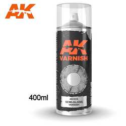 AK Spray: Semi-Gloss Varnish Spray (400 ml)