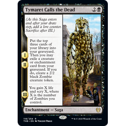 Magic löskort: Theros: Beyond Death: Tymaret Calls the Dead (Foil)