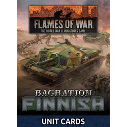 Bagration: Finnish Unit Cards