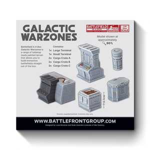 Battlefield in a Box Galactic Warzones: Rebel Outpost - Scatter Terrain