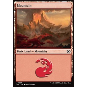 Magic löskort: Tarkir: Dragonstorm: Mountain (v.3)
