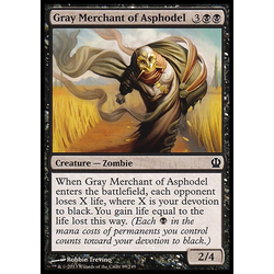 Magic löskort: Theros: Gray Merchant of Asphodel (Foil)