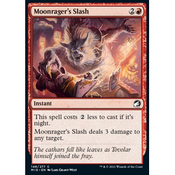 Magic löskort: Innistrad: Midnight Hunt: Moonrager's Slash