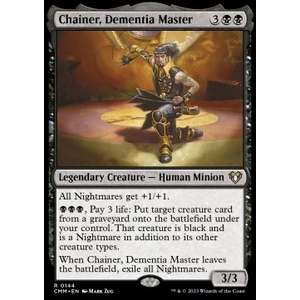 Magic löskort: Commander Masters: Chainer, Dementia Master
