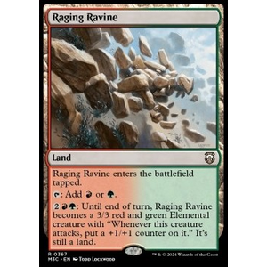 Magic löskort: Commander: Modern Horizons 3: Raging Ravine