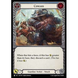 FaB Löskort: Heavy Hitters: Concuss (Blue)