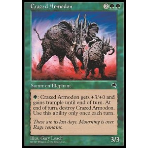 Magic löskort: Tempest: Crazed Armodon