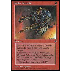 Magic löskort: Fallen Empires: Goblin Grenade (v.1)