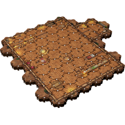 Lorescape Modular Hex-terrain Interior Set: Taverns