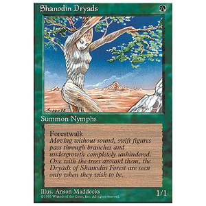 Magic löskort: 4th Edition: Shanodin Dryads