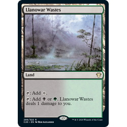 Magic löskort: Commander 2020: Llanowar Wastes