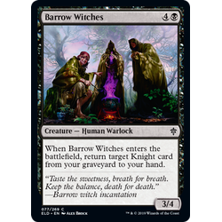 Magic löskort: Throne of Eldraine: Barrow Witches