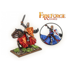 Fireforge Lion/Fleur de Lis - Leader on Barded Horse