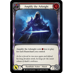 FaB Löskort: Arcane Rising Unlimited: Amplify the Arknight (Red) (Rainbow Foil)