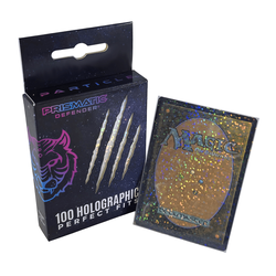 Card Sleeves Perfect Fit Holographic "Particle" 64×89mm (100) (Prismatic Defender)