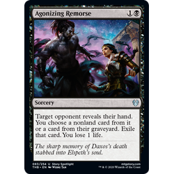 Magic löskort: Theros: Beyond Death: Agonizing Remorse