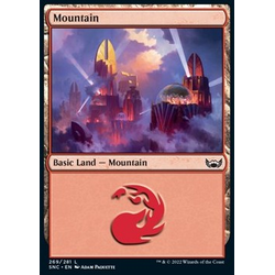 Magic löskort: Streets of New Capenna: Mountain (V.4)