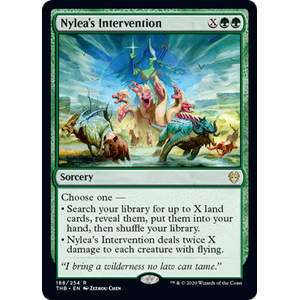 Magic löskort: Theros: Beyond Death: Nylea's Intervention