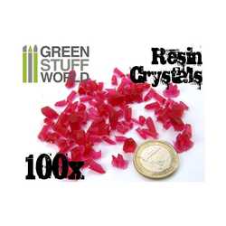 Green Stuff World -  Resin Crystals (Small Red)