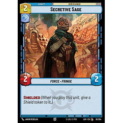 Star Wars: Unlimited Löskort: Legends of the Force: Secretive Sage