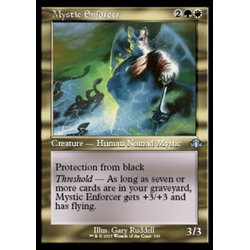 Magic löskort: Dominaria Remastered: Mystic Enforcer (alternative art)