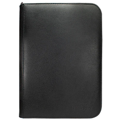 Ultra Pro Vivid 4-Pocket Zippered PRO-Binder Black