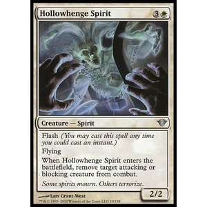 Magic löskort: Dark Ascension: Hollowhenge Spirit