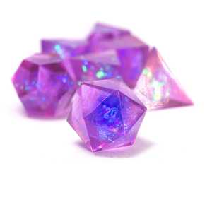 Cloak & Dagger - Purple Polyhedral RPG Dice Set (7)