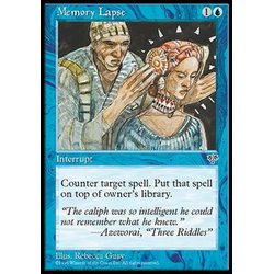 Magic löskort: Mirage: Memory Lapse