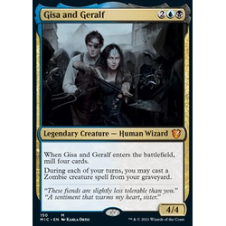 Magic löskort: Commander: Innistrad: Midnight Hunt: Gisa and Geralf