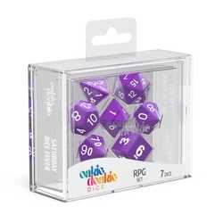 Solid: Purple/white (7-Die RPG set)