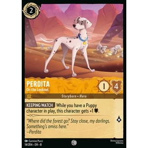 Lorcana Löskort: Reign of Jafar: Perdita - On the Lookout