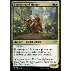 Magic löskort: Bloomburrow: Burrowguard Mentor