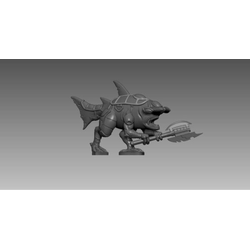 Bot War: Overlords - Hammerhead Shark Warrior (Metal)