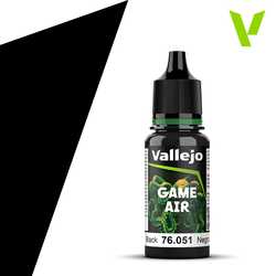 Vallejo Game Air: Black 18 ml