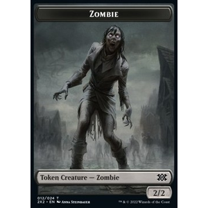 Magic löskort: Double Masters 2022: Zombie / Knight Token