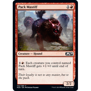 Magic löskort: Core Set 2020: Pack Mastiff