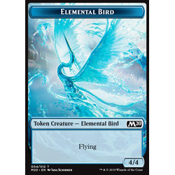 Magic löskort: Core Set 2020: Elemental Bird Token