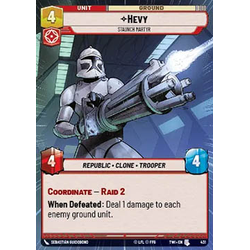 Star Wars: Unlimited Löskort: Twilight of the Republic: Hevy, Staunch Martyr (Hyperspace) (Foil)