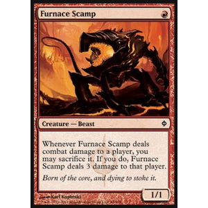 Magic löskort: New Phyrexia: Furnace Scamp