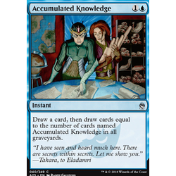 Magic löskort: Masters 25: Accumulated Knowledge