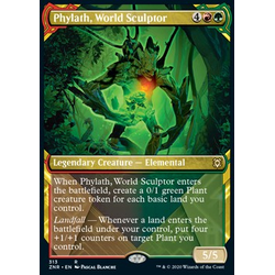 Magic löskort: Zendikar Rising: Phylath, World Sculptor (alternative art)
